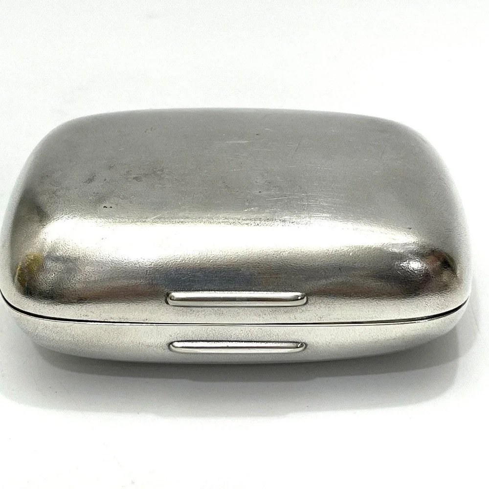 Antique Gorham Silverplate Monogram Travel Soap Box Possibly Late 19th Century